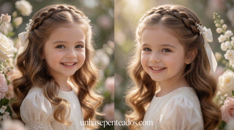 penteado de menina