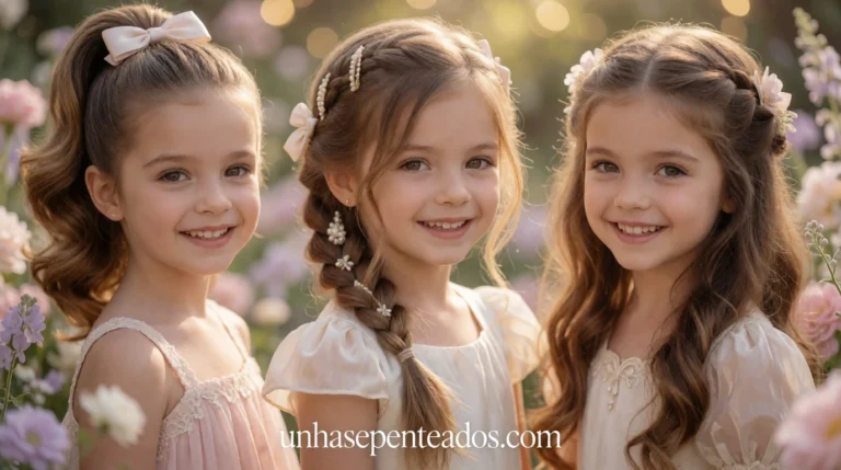 meninas penteados