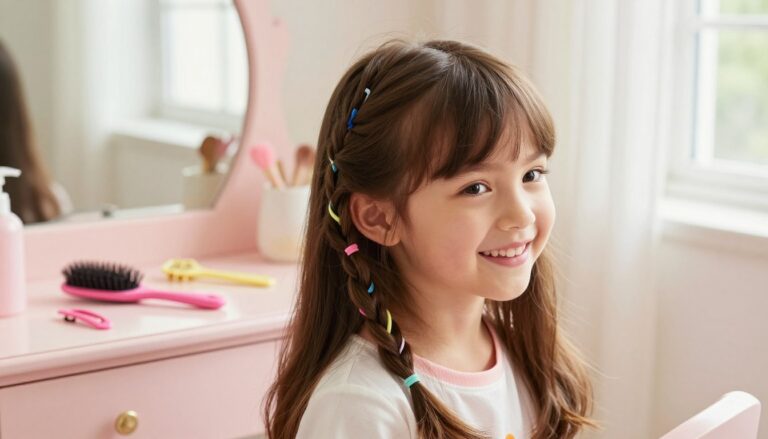 penteado de menina
