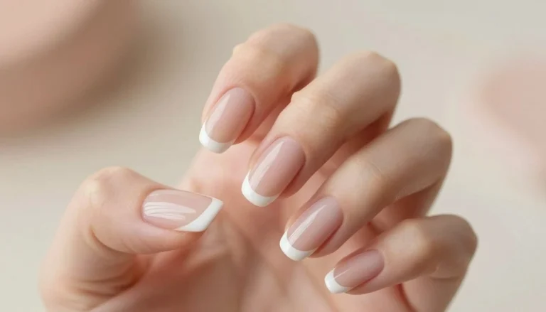 unhas de gel simples e elegantes